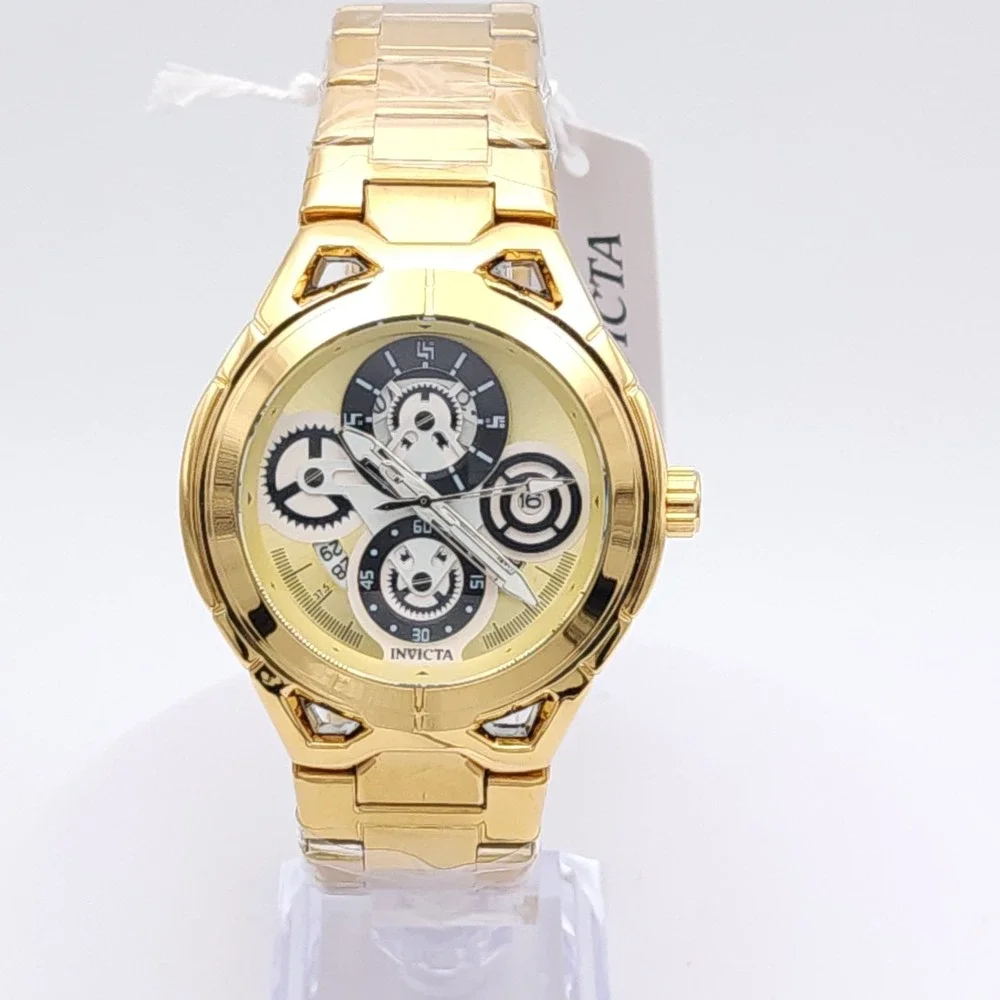 Invicta S1 Rally 79012 Gold Men's Watch NWT‎